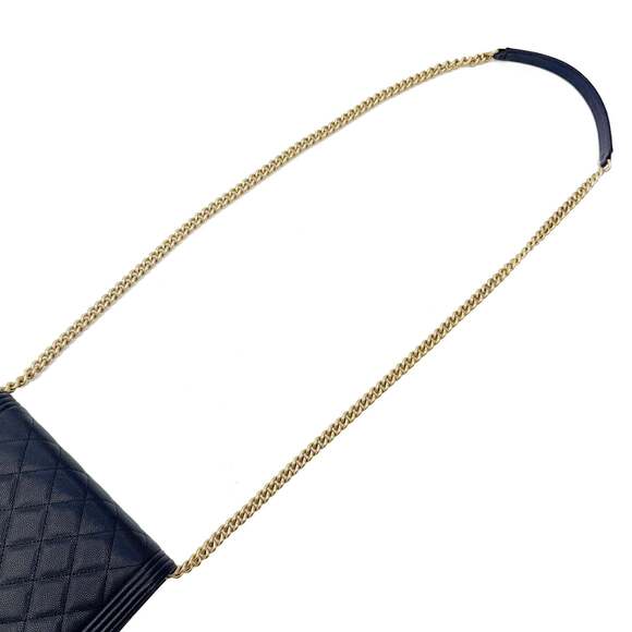 CHANEL Black Caviar Leather Wallet